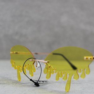 Yellow Lens Drip Style Sunglasses